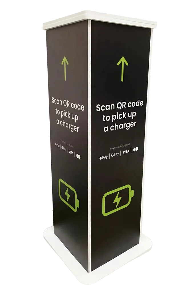 Floor Charging Station Stand — Black